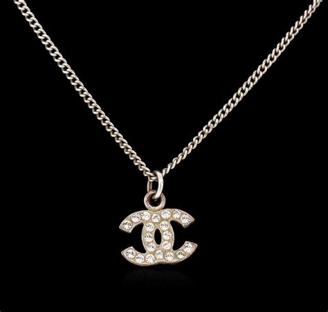 chanel logo neckalce|genuine Chanel necklace.